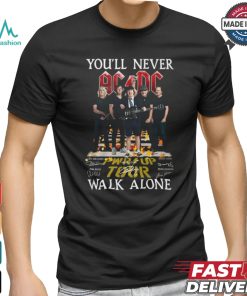 you'll never ACDC walik alone shirt