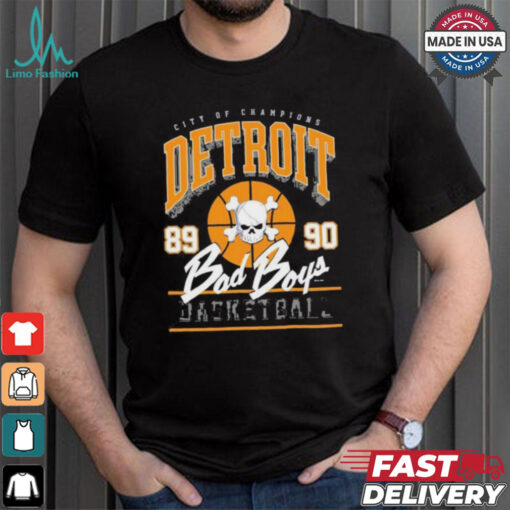 2024 25 Detroit Pistons Bad Boys Baseball City Of Champions Shirt