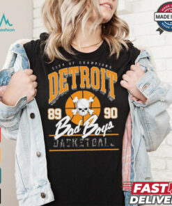 2024 25 Detroit Pistons Bad Boys Baseball City Of Champions Shirt