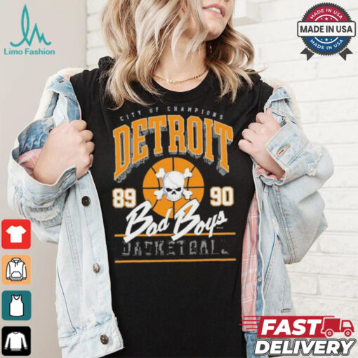 2024 25 Detroit Pistons Bad Boys Baseball City Of Champions Shirt