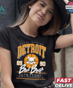 2024 25 Detroit Pistons Bad Boys Baseball City Of Champions Shirt