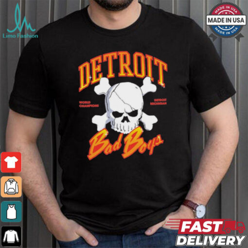 2024 25 Detroit Pistons Bad Boys Gradient T Shirt