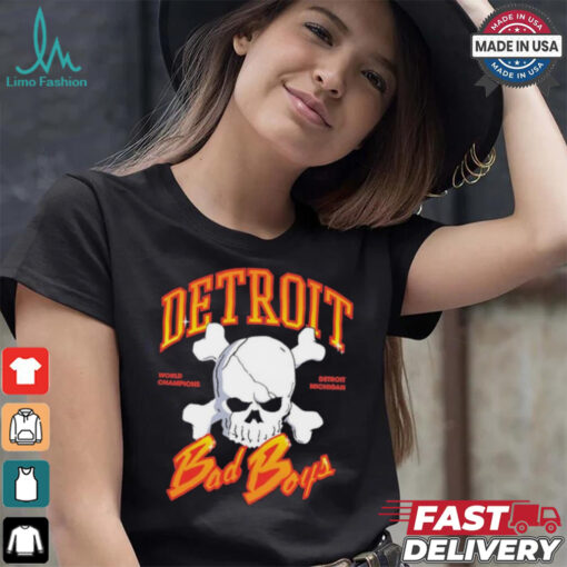 2024 25 Detroit Pistons Bad Boys Gradient T Shirt