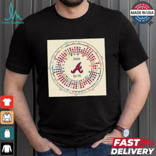 2024 Atlanta Braves are MLB 82 70 BravesCountry and HeadToHead t shirt