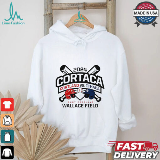 2024 Cortaca Cortland vs Ithaca suny cortland wallace field shirt