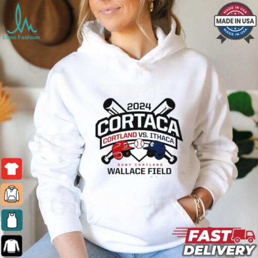 2024 Cortaca Cortland vs Ithaca suny cortland wallace field shirt