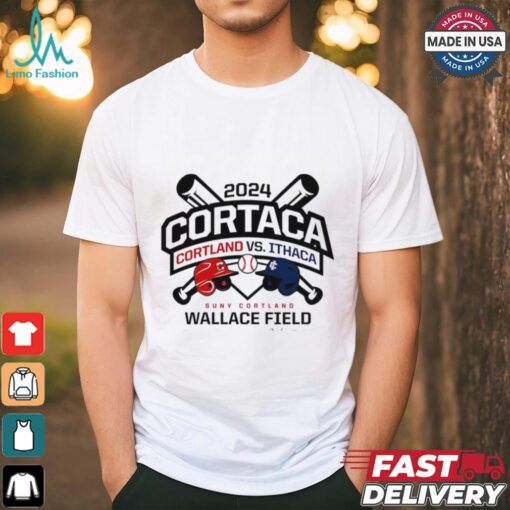 2024 Cortaca Cortland vs Ithaca suny cortland wallace field shirt