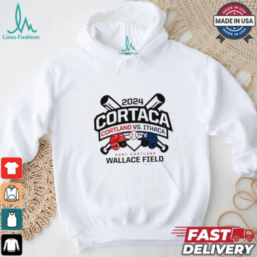 2024 Cortaca Cortland vs Ithaca suny cortland wallace field shirt