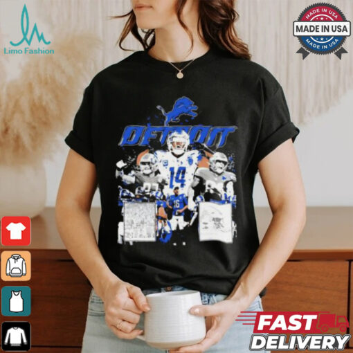 2024 Detroit Lions players vintage shirt