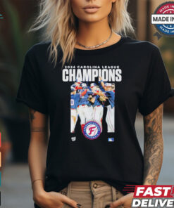 2024 MILB Carolina League Champions Fredericksburg Nationals Player Shirt