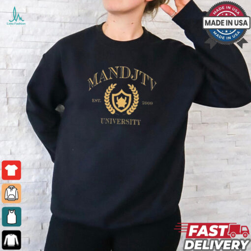 2024 Mandjtv University Est 2009 t shirt