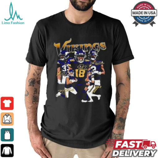 2024 Minnesota Vikings players signature vintage shirt