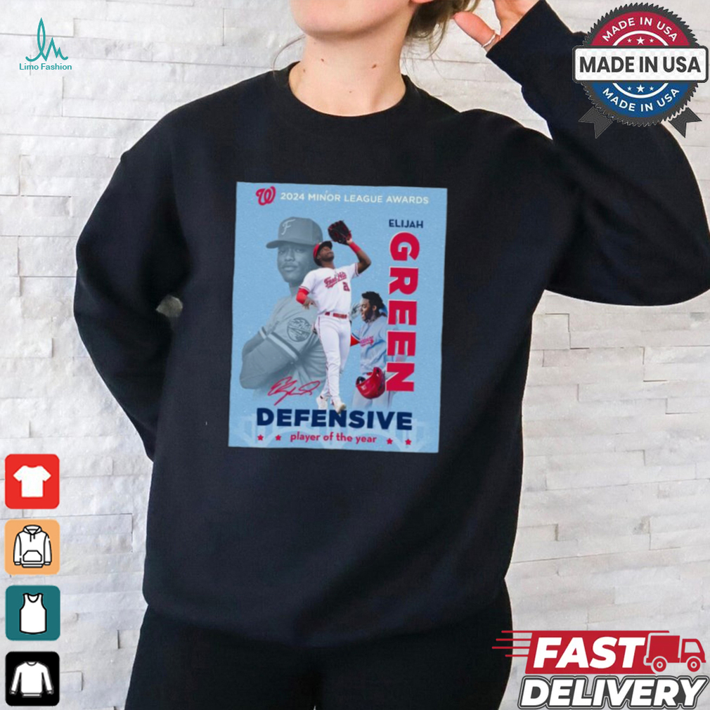 2024 Minor League Awards Elijah Green Defensive Player of the year shirt 2024 Minor League Awards Elijah Green Defensive Player of the year shirt
