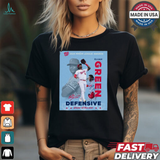 2024 Minor League Awards Elijah Green Defensive Player of the year shirt