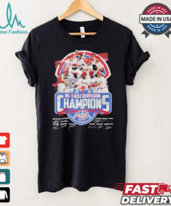 2024 NL East Champions Philadelphia Phillies Baseball Signatures Shirt