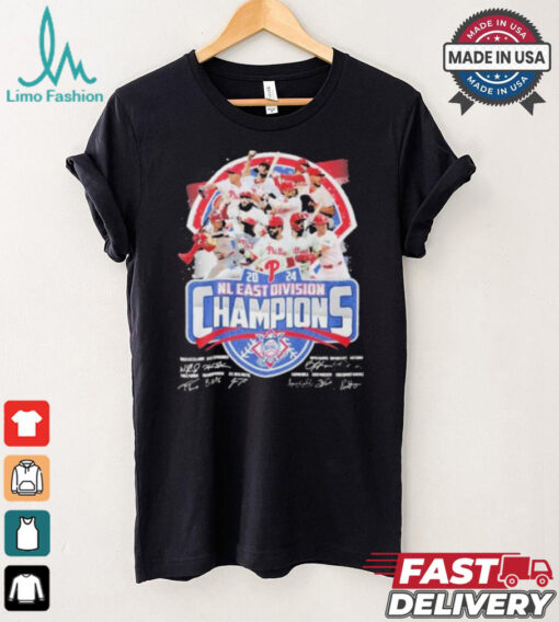 2024 NL East Champions Philadelphia Phillies Baseball Signatures Shirt