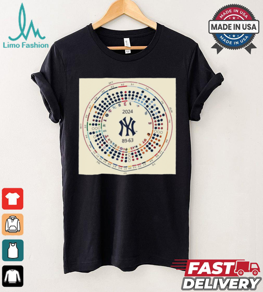 2024 New York Yankees are MLB 89 63 RepBX HeadToHead t shirt 2024 New York Yankees are MLB 89 63 RepBX HeadToHead t shirt