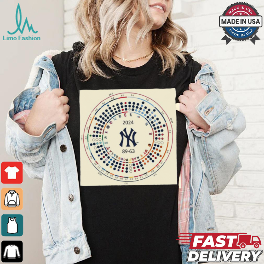 2024 New York Yankees are MLB 89 63 RepBX HeadToHead t shirt 2024 New York Yankees are MLB 89 63 RepBX HeadToHead t shirt