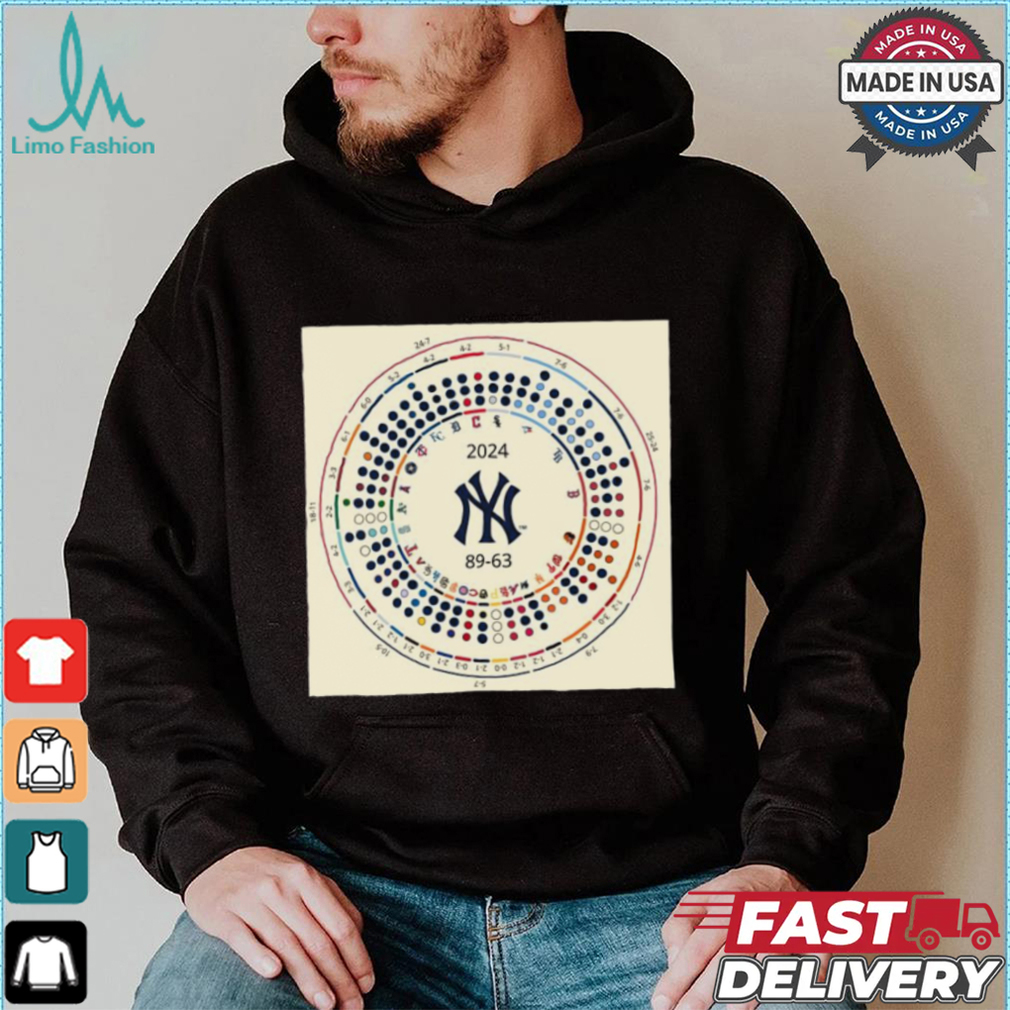 2024 New York Yankees are MLB 89 63 RepBX HeadToHead t shirt 2024 New York Yankees are MLB 89 63 RepBX HeadToHead t shirt