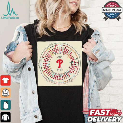 2024 Philadelphia Phillies are MLB 91 61 RingTheBell and HeadToHead t shirt