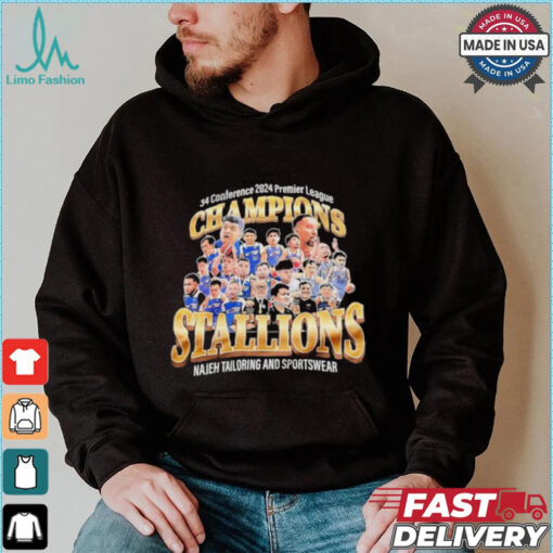 34 Conference 2024 Premier League Champions Stallions Najeh Tailoring And Sportswear Shirt