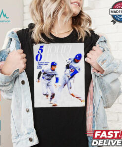5hohei 0htani LA Dodgers 2 stolen bases 3 home runs 6 hits 10 RBI T shirt
