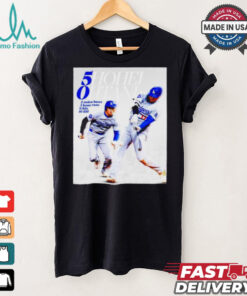 5hohei 0htani LA Dodgers 2 stolen bases 3 home runs 6 hits 10 RBI T shirt