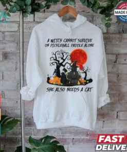 A Witch Cannot Survive On Pickleball Paddle Alone shirt