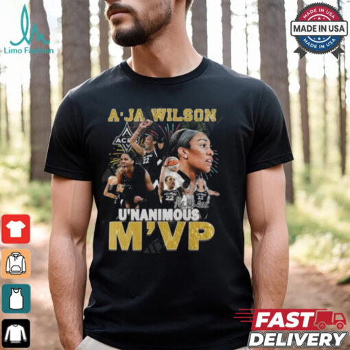 A’Ja Wilson Unanimous MVP T Shirt