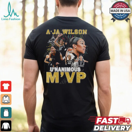 A’Ja Wilson Unanimous MVP T Shirt