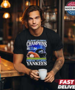 AL East Division Champions 2024 New York Yankees Retro Helmet shirt