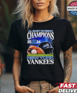 AL East Division Champions 2024 New York Yankees Retro Helmet shirt