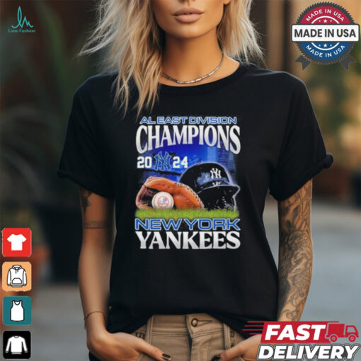 AL East Division Champions 2024 New York Yankees Retro Helmet shirt