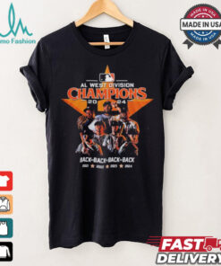 AL West Champions Houston Astros Back To Back To Back To Back Shirt