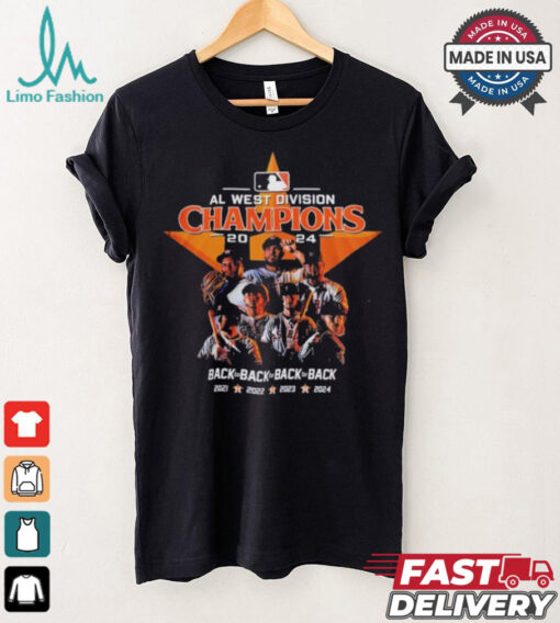 AL West Champions Houston Astros Back To Back To Back To Back Shirt