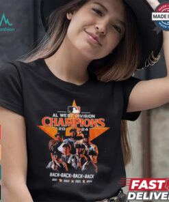 AL West Champions Houston Astros Back To Back To Back To Back Shirt