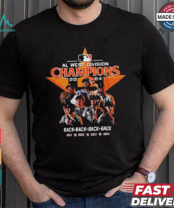 AL West Champions Houston Astros Back To Back To Back To Back Shirt