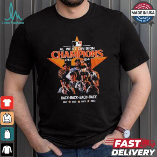 AL West Champions Houston Astros Back To Back To Back To Back Shirt