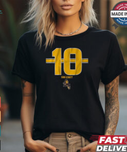 ASU Football Sam Leavitt 10 Stripe t shirt