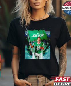 Aaron Rodgers New York Jets flag new season shirt