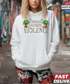 Adrianne Curry Consider Choosing Violence Tee shirt
