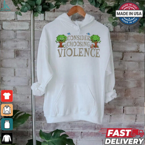Adrianne Curry Consider Choosing Violence Tee shirt