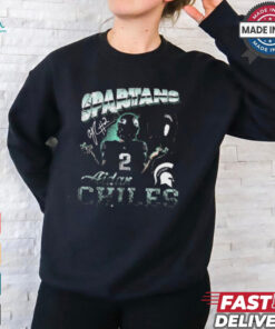 Aidan Chiles Michigan State Spartans 90s Graphic Signature t shirt