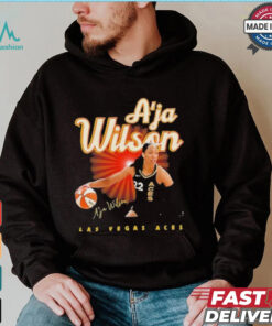 A’ja Wilson 22 Las Vegas Aces signature T Shirt