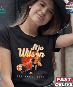 A’ja Wilson 22 Las Vegas Aces signature T Shirt