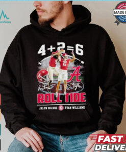 Alabama Crimson Tide Jalen Milroe x Ryan Williams Signature Roll Tide T Shirt