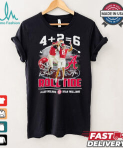 Alabama Crimson Tide Jalen Milroe x Ryan Williams Signature Roll Tide T Shirt