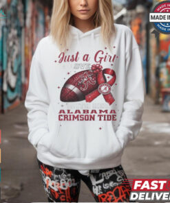 Alabama Crimson Tide Just A Girl In Love With Her Crimson Tide Personalized shirt