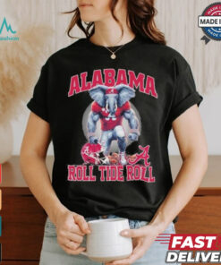 Alabama Crimson Tide Mascot Roll Tide Roll 2024 Shirt
