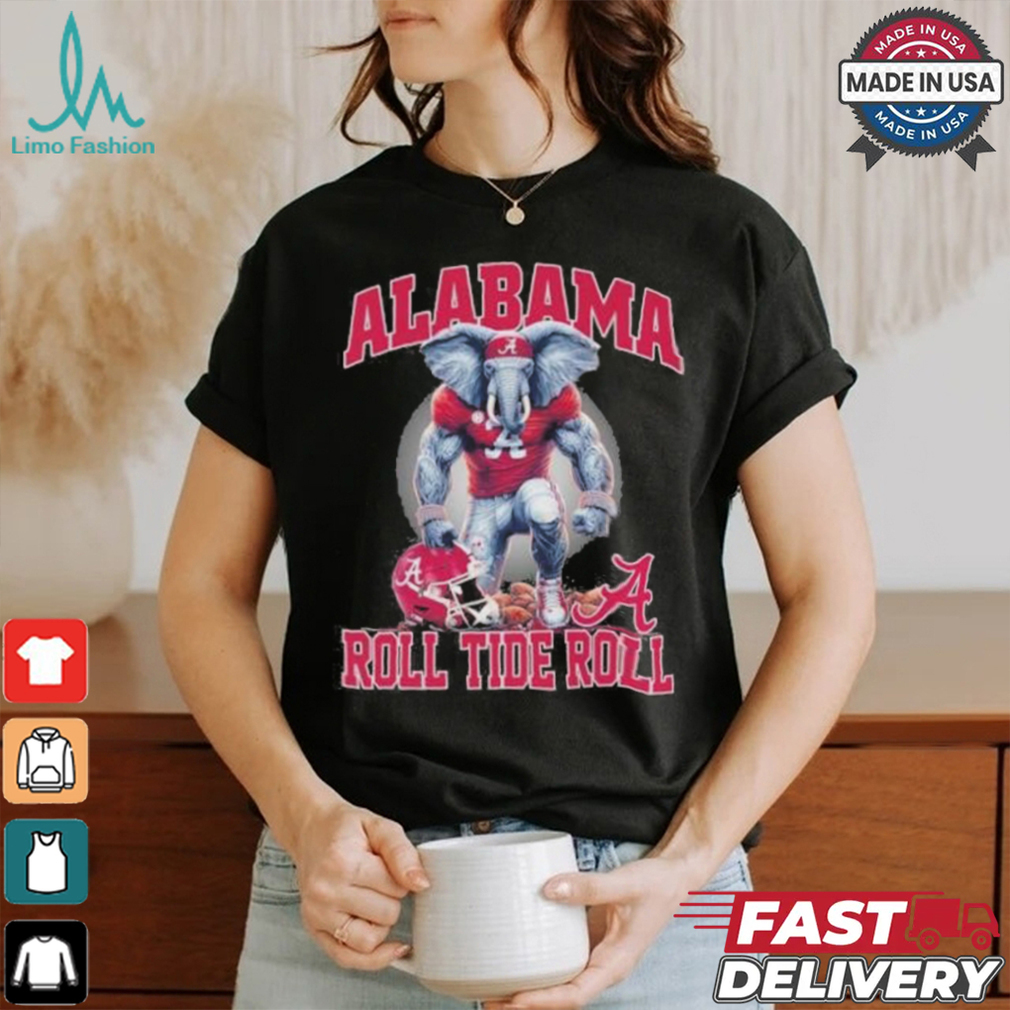 Alabama Crimson Tide Mascot Roll Tide Roll 2024 Shirt Alabama Crimson Tide Mascot Roll Tide Roll 2024 Shirt